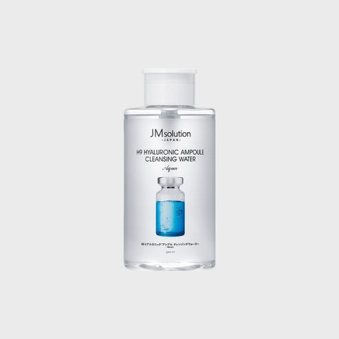 JMSolution H9 HYALURONIC AMPOULE CLEANSING WATER AQUA - 500ml